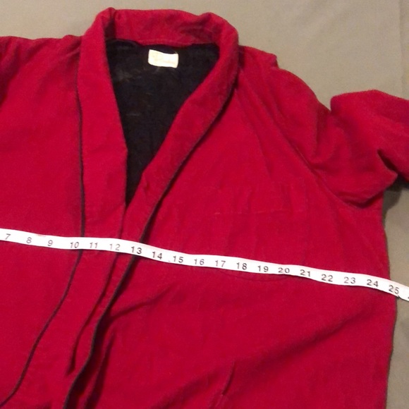 THE BROADWAY red color Corduroy Robe - Picture 13 of 14